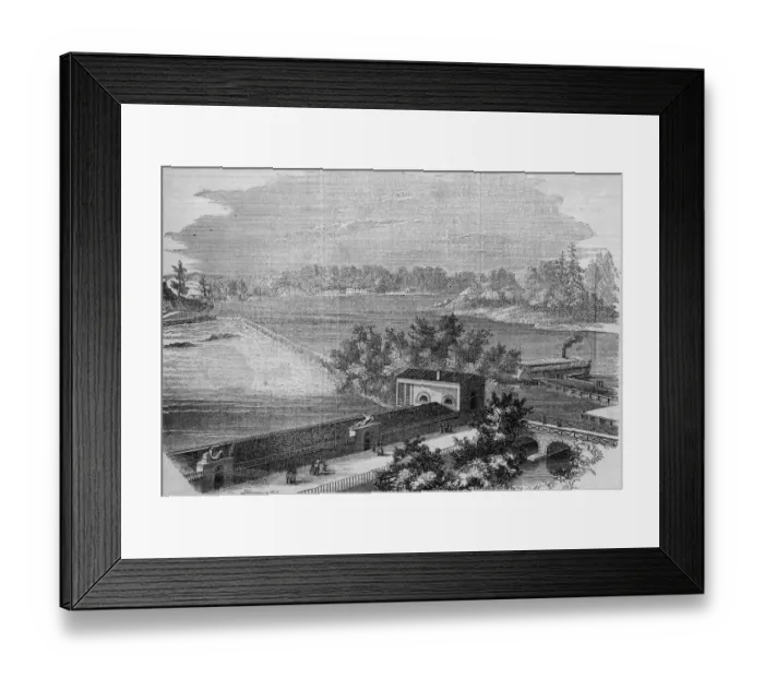 Framed Print : Fairmont Water Works Framed Print : Fairmont Water Works
