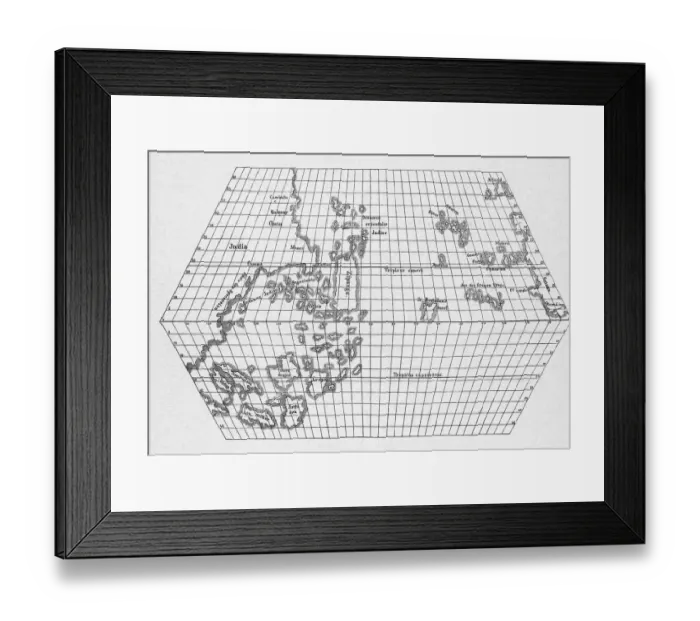 Framed Print : Toscanellis Map Of World Framed Print : Toscanellis Map Of World