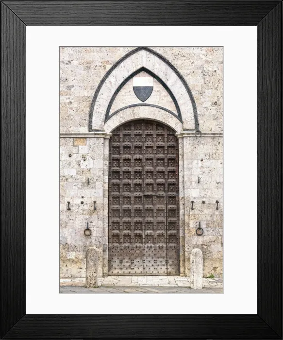 Framed Print : Door way Piazza del Campo, Siena Framed Print : Door way Piazza del Campo, Siena