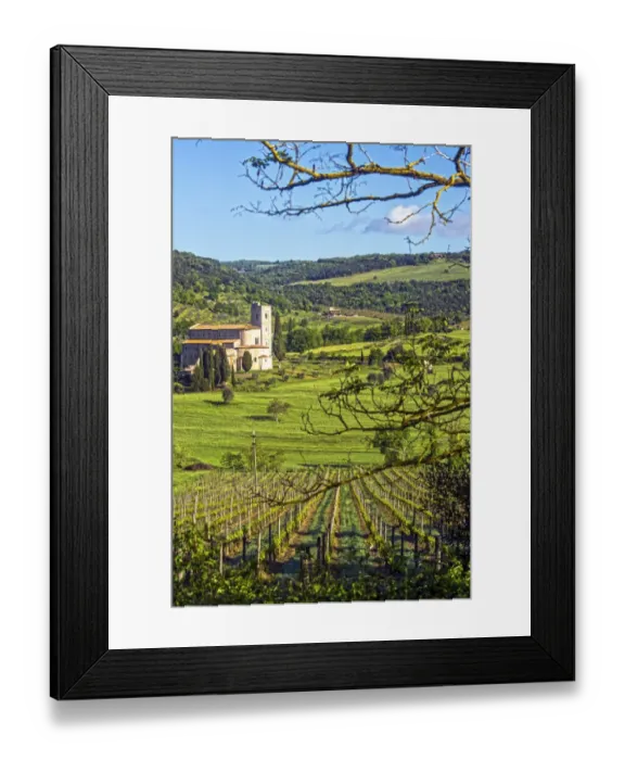 Framed Print : Tuscan Monastery Framed Print : Tuscan Monastery