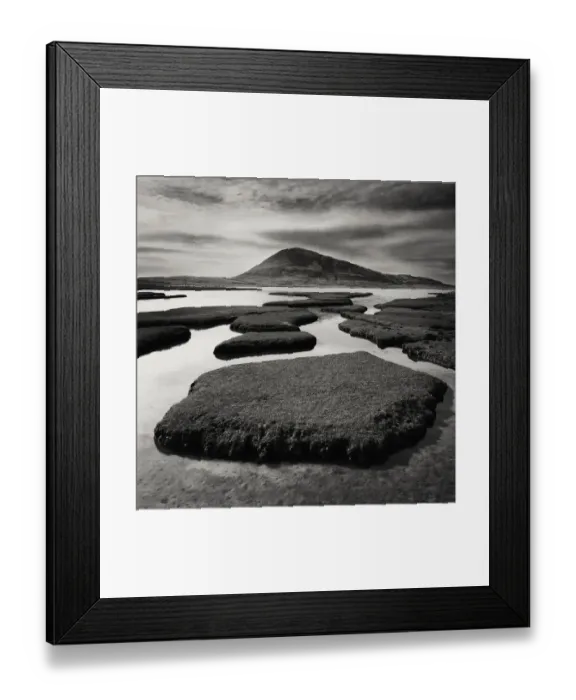 Framed Print : Echo. Rodel salt marshes on the isle Harris Scotland Framed Print : Echo. Rodel salt marshes on the isle Harris Scotland