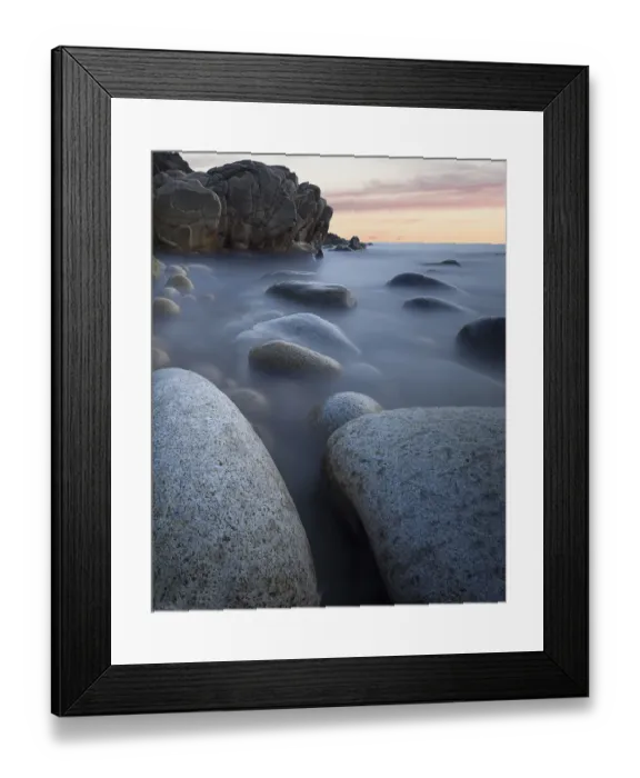 Framed Print : Rock and Nanven Bay Framed Print : Rock and Nanven Bay