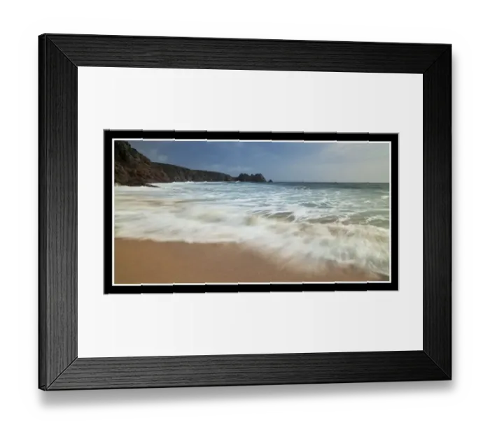 Framed Print : Porthcurno beach Framed Print : Porthcurno beach