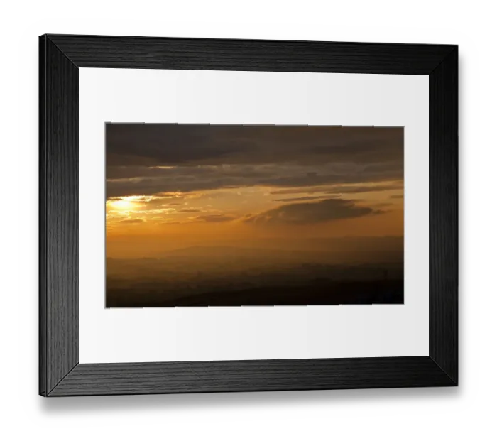 Framed Print : Dramatic sunset Framed Print : Dramatic sunset