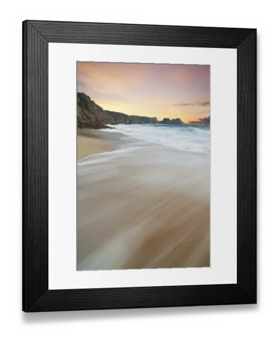 Framed Print : Soft water