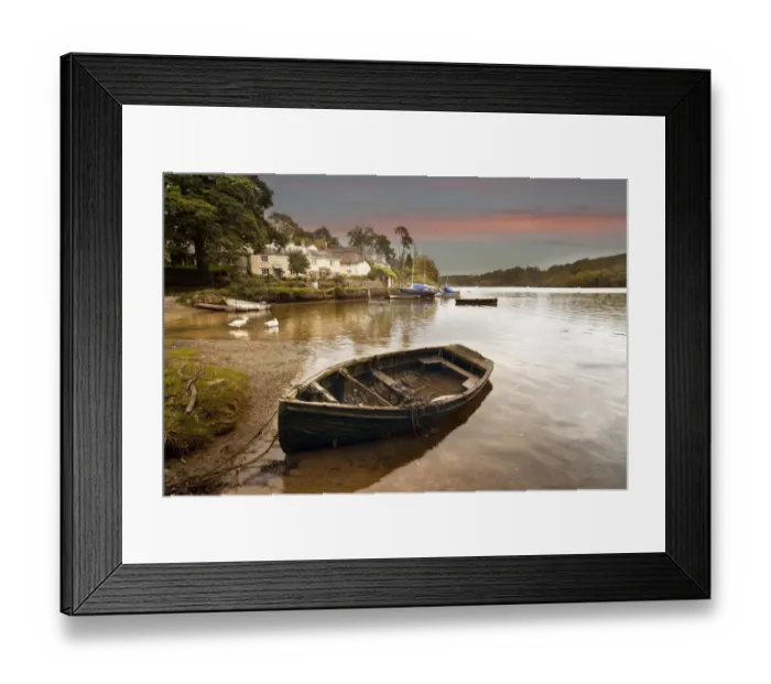 Framed Print : Boat in sea Framed Print : Boat in sea