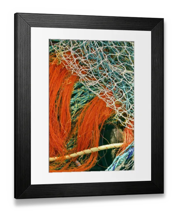 Framed Print : Tangled fishing nets Framed Print : Tangled fishing nets