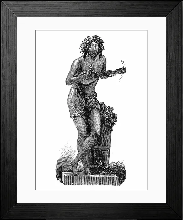 Framed Print : Improviser, by Francisque Joseph Duret Framed Print : Improviser, by Francisque Joseph Duret