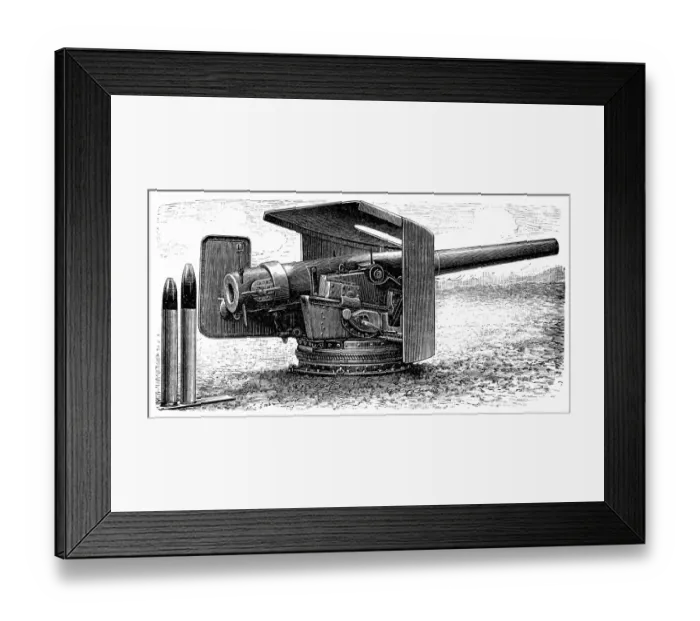 Framed Print : Artillery with ammunition Framed Print : Artillery with ammunition