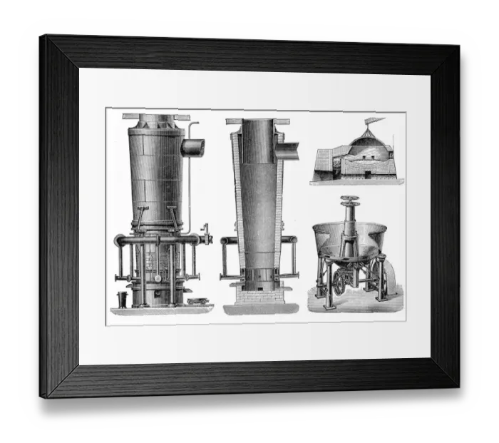 Framed Print : Silver smelting Framed Print : Silver smelting