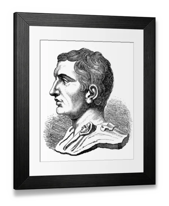 Framed Print : Pompey in younger years (106 BC-48 BC) Framed Print : Pompey in younger years (106 BC-48 BC)