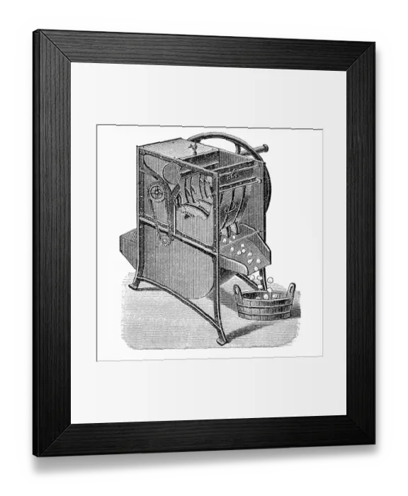Framed Print : Food chopping machine Framed Print : Food chopping machine