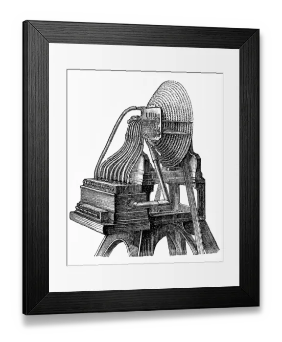 Framed Print : Koenigs tooth instrument Framed Print : Koenigs tooth instrument