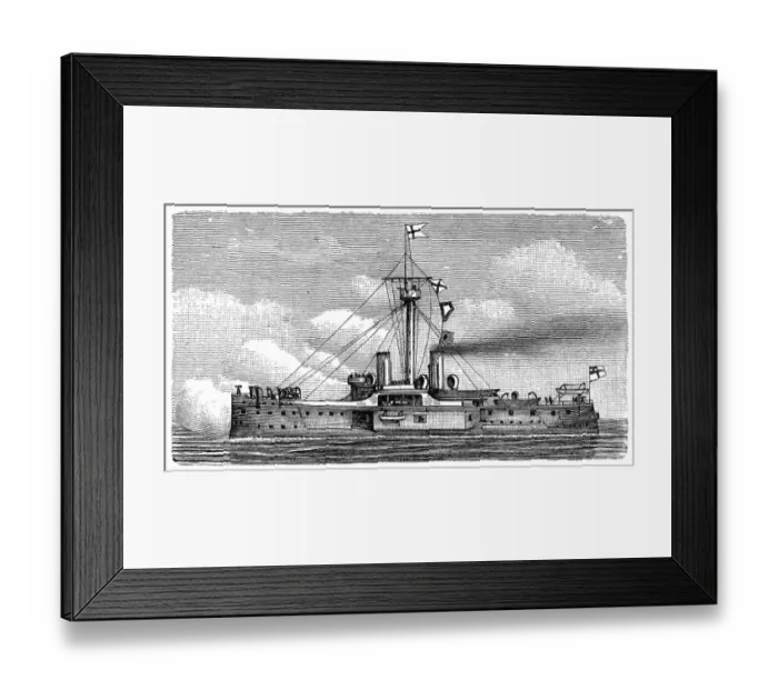 Framed Print : Casemata ship with entrances Framed Print : Casemata ship with entrances
