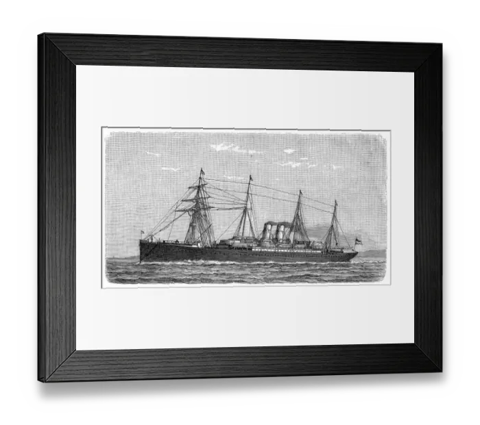 Framed Print : Fast steamer Framed Print : Fast steamer