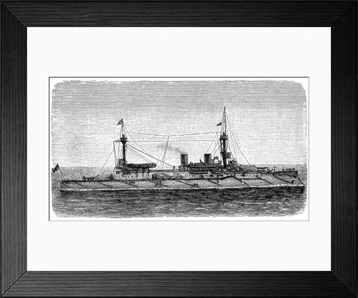 Framed Print : Modern chestnut tower ship
