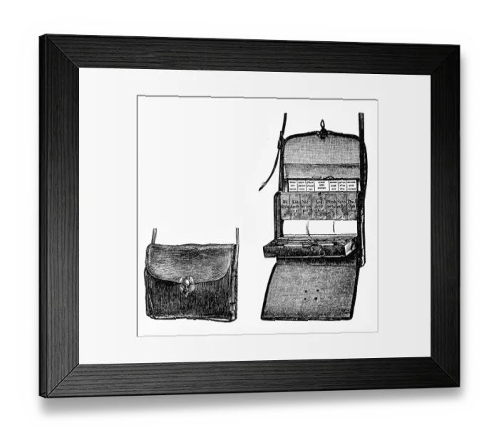 Framed Print : Medic kit. Illustration of a medicinal and bandage bag of hospital assistants Framed Print : Medic kit. Illustration of a medicinal and bandage bag of hospital assistants