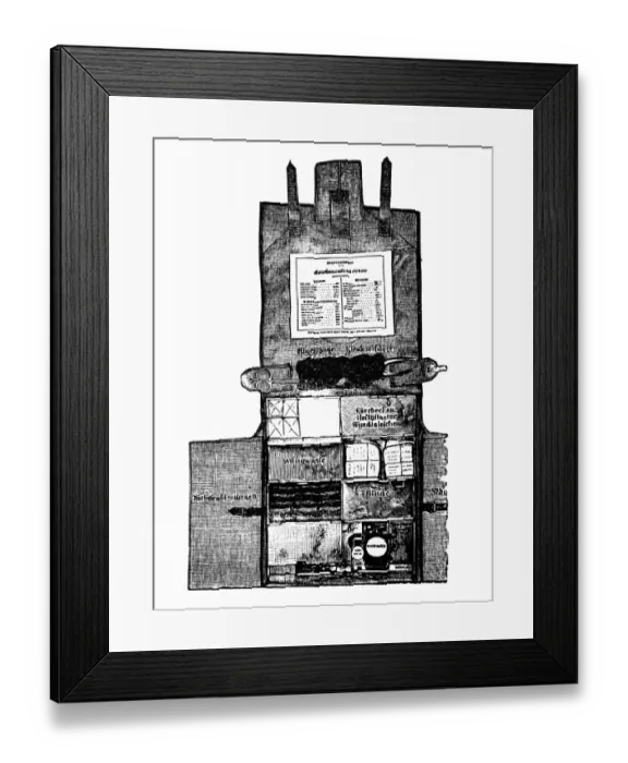 Framed Print : Medic kit. Illustration of a medicinal and bandage bag of hospital assistants Framed Print : Medic kit. Illustration of a medicinal and bandage bag of hospital assistants