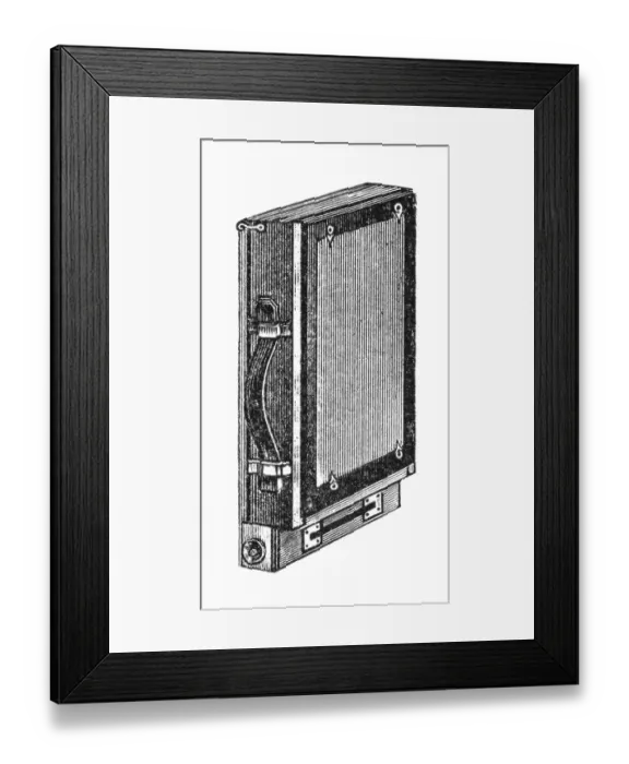 Framed Print : Old Camera plate Framed Print : Old Camera plate
