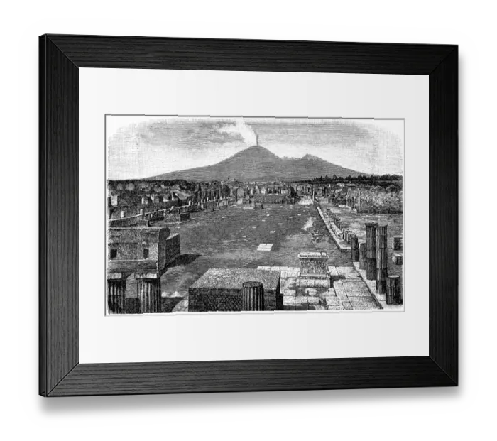 Framed Print : The forum in its present state Framed Print : The forum in its present state