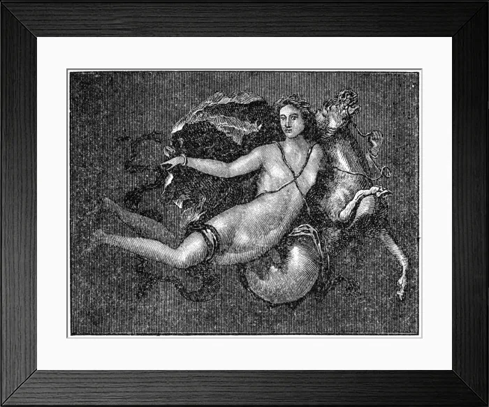 Framed Print : Pompeian wall painting Framed Print : Pompeian wall painting