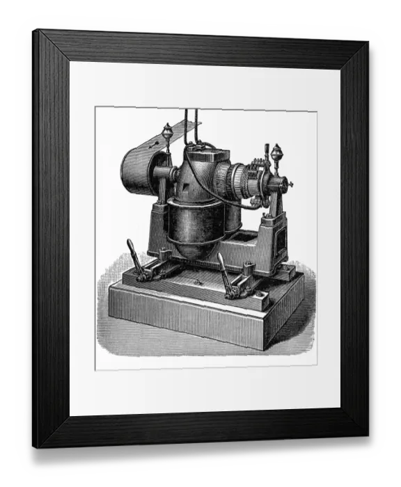 Framed Print : Dynamo machine, Siemens model H Framed Print : Dynamo machine, Siemens model H