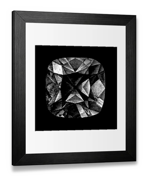 Framed Print : Regent diamond Framed Print : Regent diamond