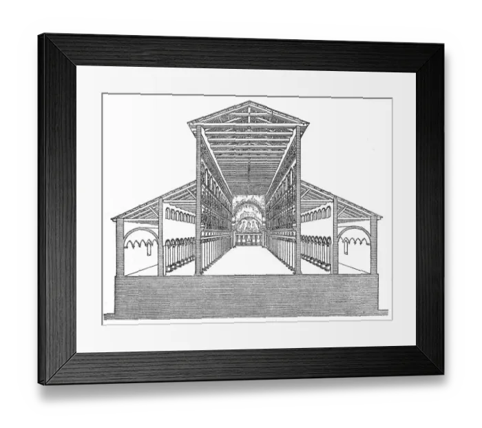 Framed Print : Old St. Peters Basilica, built by Constantine the Great Framed Print : Old St. Peters Basilica, built by Constantine the Great