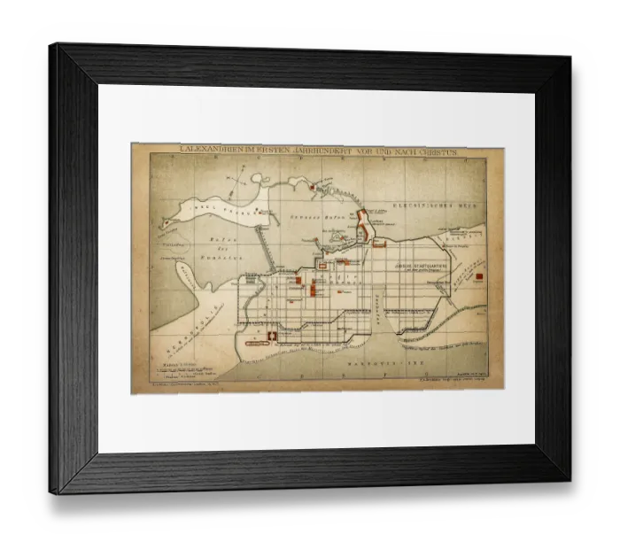 Framed Print : Alexandria in the first century before and after Christ Framed Print : Alexandria in the first century before and after Christ