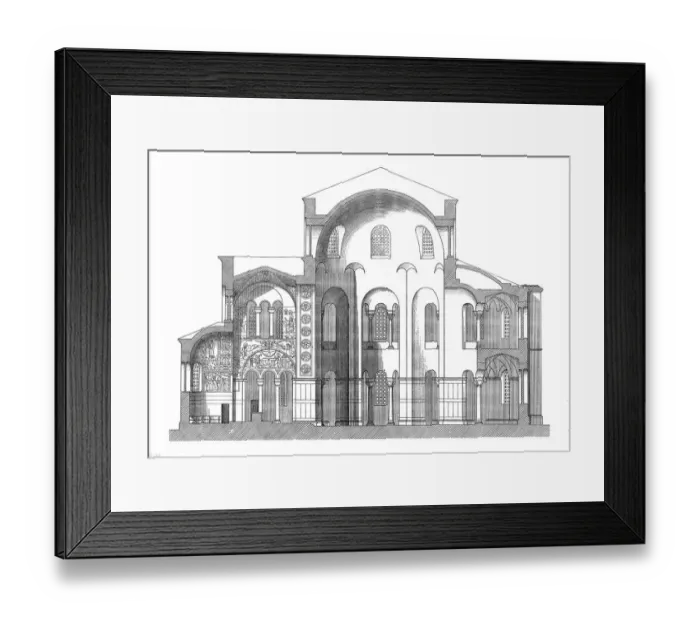 Framed Print : Church of San Vitale in Ravenna Framed Print : Church of San Vitale in Ravenna