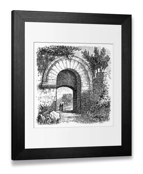 Framed Print : Jupiters gate in the walls of Falerii Novi, Lazio, Italy Framed Print : Jupiters gate in the walls of Falerii Novi, Lazio, Italy