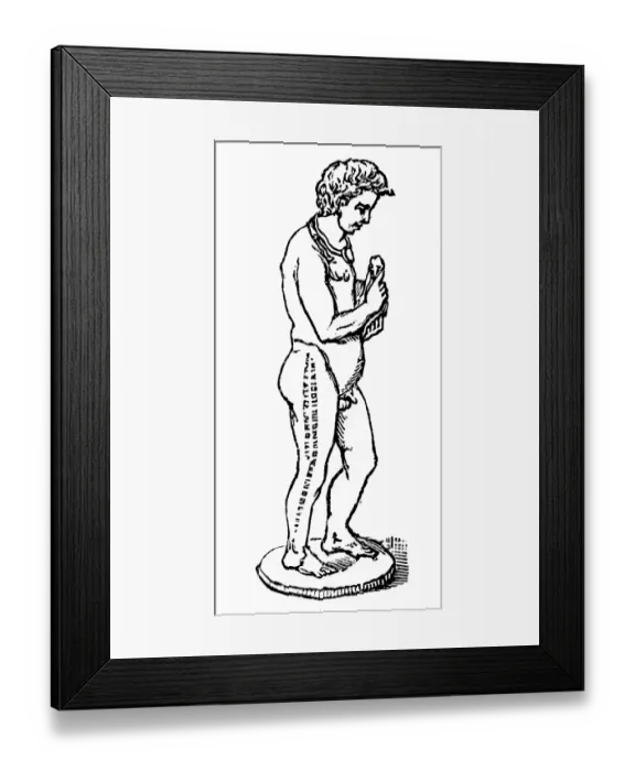 Framed Print : Boy with the goose Framed Print : Boy with the goose