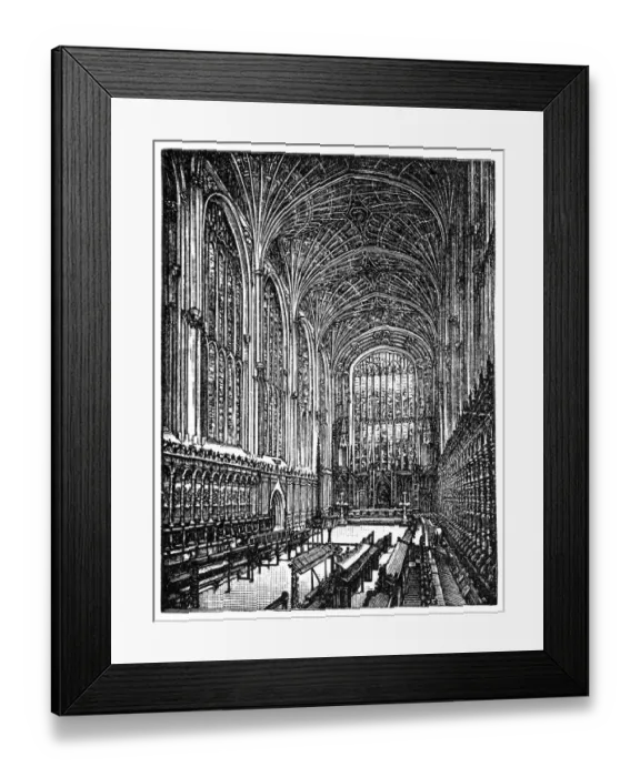Framed Print : Kings College Chapel, Cambridge Framed Print : Kings College Chapel, Cambridge