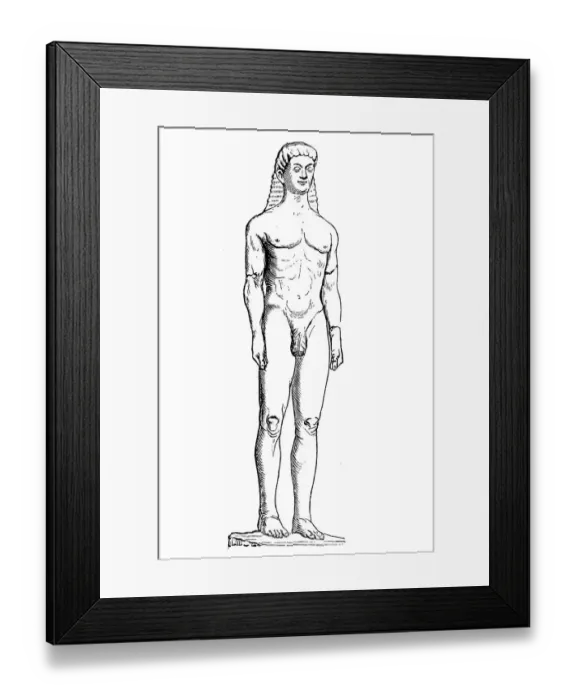 Framed Print : Apollo of Tenea