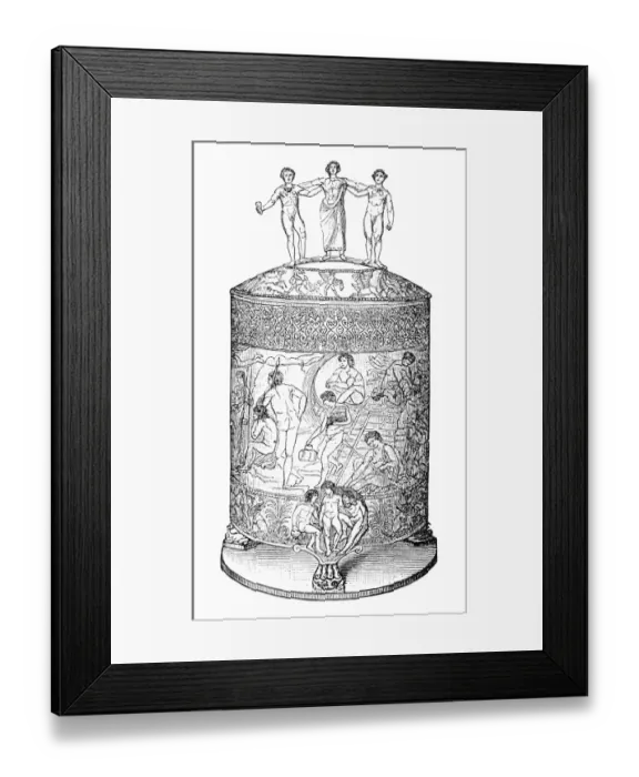 Framed Print : Cista Ficoroni (ritual vessel) Framed Print : Cista Ficoroni (ritual vessel)