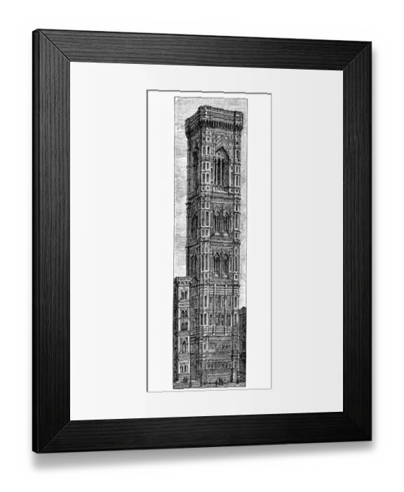 Framed Print : Giotto bell tower