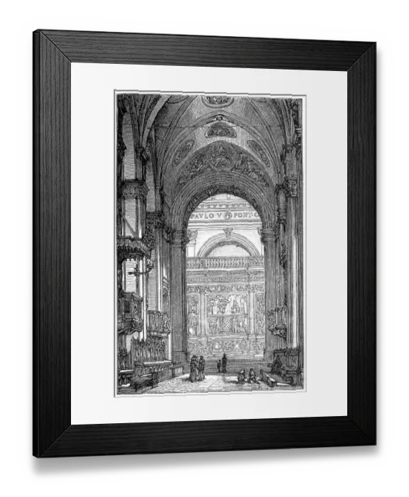 Framed Print : Church of Loreto with the Casa Santa