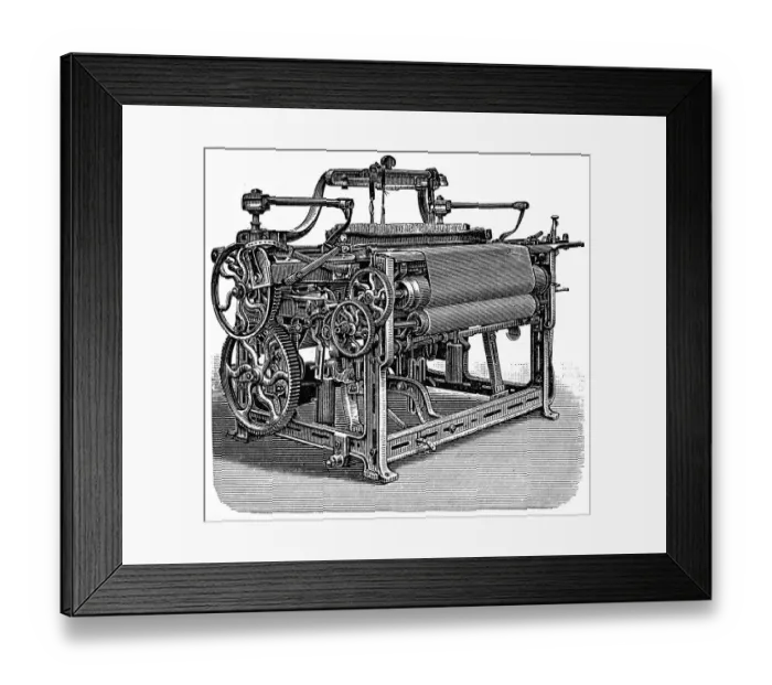 Framed Print : Loom with a shooter Framed Print : Loom with a shooter