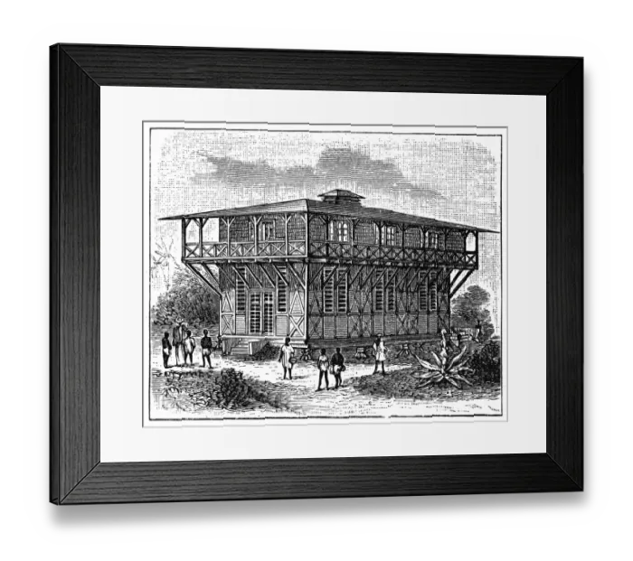 Framed Print : School in Cameroon Framed Print : School in Cameroon