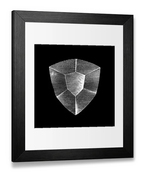 Framed Print : Natural crystal forms of the diamond Framed Print : Natural crystal forms of the diamond