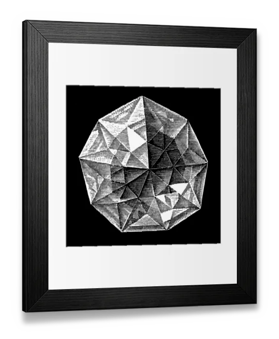Framed Print : Florentine gem stone