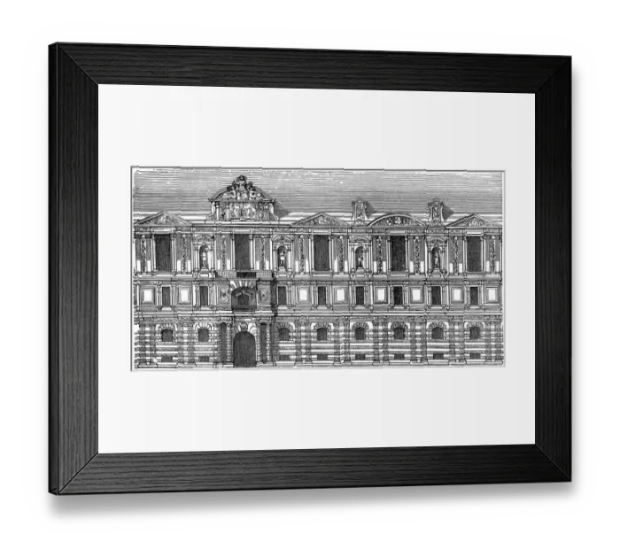 Framed Print : Facade of the Henry IV Gallery