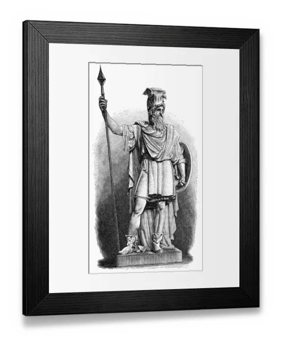 Framed Print : Odin. Bengt Erland Fogelberg, Odin, Stockholm Framed Print : Odin. Bengt Erland Fogelberg, Odin, Stockholm