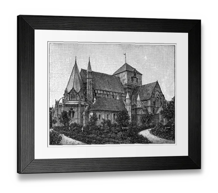Framed Print : Nidaros Cathedral in Trondheim, Norway Framed Print : Nidaros Cathedral in Trondheim, Norway