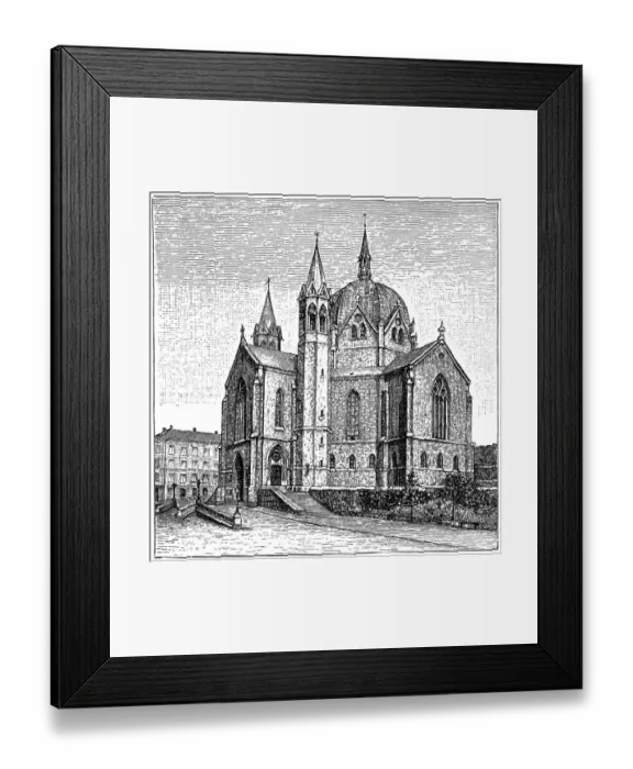 Framed Print : Trinity Church, Oslo, Norway