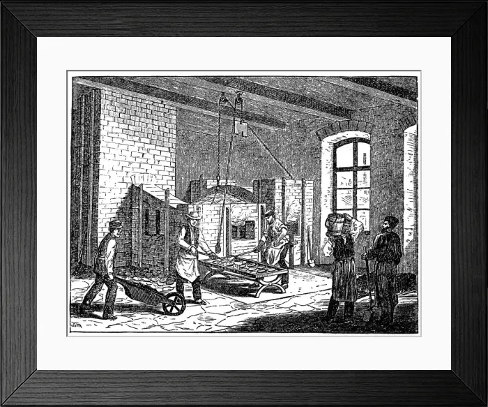 Framed Print : Preparation and separation of silver Framed Print : Preparation and separation of silver