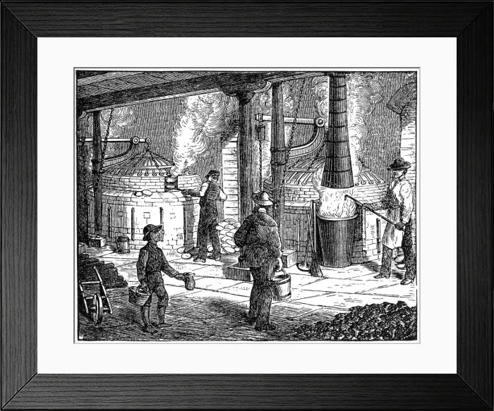 Framed Print : Preparation and separation of silver Framed Print : Preparation and separation of silver