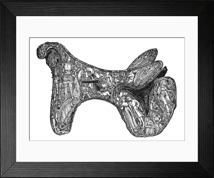 Framed Print : Ivory engraving Framed Print : Ivory engraving