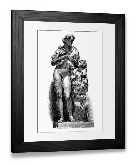 Framed Print : Dionysus god of the vine Framed Print : Dionysus god of the vine