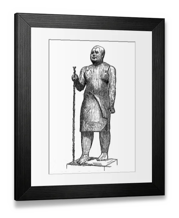 Framed Print : Kaaper also commonly known as Sheikh el-Beled Framed Print : Kaaper also commonly known as Sheikh el-Beled